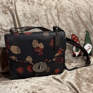 Coach Crossbody (33615) | Page Shoulder Bag in Floral Print Leather